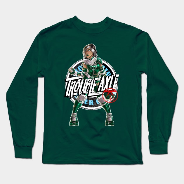 Trouble Axle Long Sleeve T-Shirt by SCRG